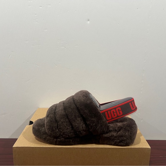 Ugg Fluff Yeah Slide, 1095119, Brown - Picture 5 of 12